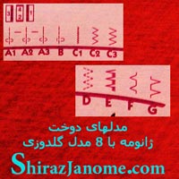 چرخ خياطي ژانومه 8000